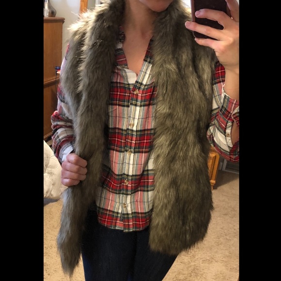 jcrew fur jacket